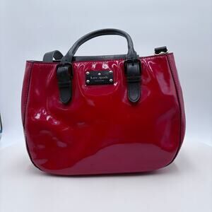 Kate Spade Red Patent Leather Handbag and cross body purse